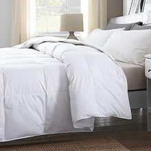 Load image into Gallery viewer, Cosybay 100% Cotton Quilted Down Comforter White Goose Duck Down and Feather Filling – All Season Duvet Insert or Stand-Alone – King Size (106×90 Inch)
