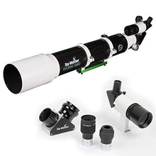 Load image into Gallery viewer, Sky Watcher EvoStar 120 APO Doublet Refractor – Compact and Portable Optical Tube for Affordable Astrophotography and Visual Astronomy, White/Black (S11130)
