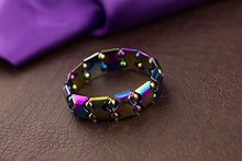 Load image into Gallery viewer, LZD Electroplated Magnetic Hematite Stretch Bracelet Pain Relief Energy Powerful
