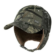 Load image into Gallery viewer, Jeff &amp;Aimy Womens Winter Fitted 62% Wool Tweed Earflap Dad Elmer Fudd Hat Baseball Cap for Men CamoGray L
