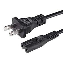 Load image into Gallery viewer, YNCRIS Replacement Power Cable for PS4 Slim and Xbox One S/X - 5 Foot Cord, Black
