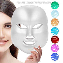 Load image into Gallery viewer, 7 Color Facial Mask | Photon Face Skin Care System | Healthy Smooth Skin Rejuvenation | Anti-Aging, Tightening, Toning, Wrinkle Acne Treatment | Collagen Restoring &amp; Whitening Device
