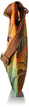 Load image into Gallery viewer, Anna by Anuschka Hand Painted Leather Women's V TOP MULTICOMPARTMENT Crossbody, Lion in Love
