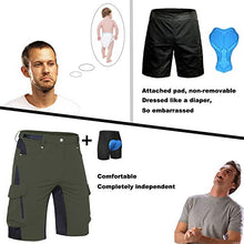 Load image into Gallery viewer, Ally Mens Mountain Bike Shorts Padded MTB Shorts Baggy Cycling Bicycle Bike Shorts with Padding Wear Relaxed Loose-fit (Green, XL)
