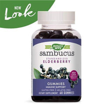 Load image into Gallery viewer, Nature's Way Sambucus Elderberry Gummies, 60 Gummies (2-Pack)
