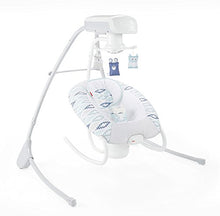 Load image into Gallery viewer, Fisher-Price Woodsy Wonders 2-in-1 Deluxe Cradle 'n Swing
