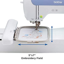 Load image into Gallery viewer, Brother PE800 Embroidery Machine, 138 Built-in Designs, 5" x 7" Hoop Area, Large 3.2" LCD Touchscreen, USB Port, 11 Font Styles
