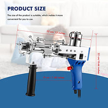 Load image into Gallery viewer, Tufting Gun, Cut Pile Tufting Gun, Loop Tufting Gun 100V-240V Rug Gun Electric Carpet Machine Hand-Held Punch Tools Embroidery Machine (Loop Pile)

