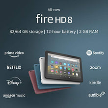 Load image into Gallery viewer, All-new Fire HD 8 tablet, 8" HD display, 32 GB, designed for portable entertainment, Black

