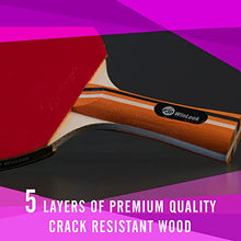 Load image into Gallery viewer, JP WinLook Ping Pong Paddles Set of 4 - Premium Table Tennis Racket 4 Player Set; 8 Game Balls; Good Spin, Pingpong Accessories Racquets Bat Bundle Kit; Cover Case; Indoor Outdoor

