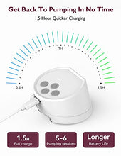 Load image into Gallery viewer, Momcozy S12 Pro Wearable Breast Pump, Double Hands-Free Pump with Comfortable Double-Sealed Flange, 3 Modes &amp; 9 Levels Electric Pump Portable, Smart Display, 24mm, 2 Pack
