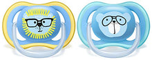 Load image into Gallery viewer, Philips AVENT Ultra Air Pacifier 18+ Months, SCF349/44, Blue, (Pack of 4)

