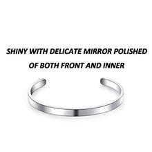 Load image into Gallery viewer, Enhome Cuff Bracelets #Darius for Women Birthday Gifts for Her Silver Cuff Bangle American Flag Bracelet
