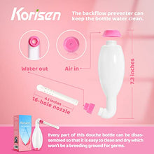 Load image into Gallery viewer, Korisen Multi-Functional Douche Bottle for Women,Reusable,Upside Down Peri Bottle for Postpartum Care,Travel Size Vaginal Douche,Cleansing for Mom After Birth
