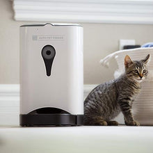 Load image into Gallery viewer, Best Choice Products Smart Automatic Pet Feeder w/HD Camera, Wi-Fi Enabled Smartphone App, Portion Control, 4.5L Food Capacity, 2-Way Audio Voice Recorder Microphone, White, for Cats and Dogs
