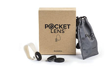 Load image into Gallery viewer, iPhone Camera Lens 2-in-1 by Pocket Lens, Macro and Wideangle Lens, Fits All iPhones, iPads, Samsung, Google Phones, Alternative to Olloclip, Comes with Waterproof Pouch
