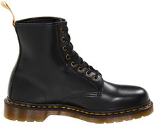 Load image into Gallery viewer, Dr. Martens Vegan 1460 Smooth Black Combat Boot, Fleix Rub, 5 UK/US Women's 7 D US
