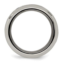 Load image into Gallery viewer, ICE CARATS Edward Mirell Stainless Steel Black Titanium Cable 10.75mm Wedding Ring Band Size 9.00 Man Fancy Fashion Jewelry for Dad Mens Gifts for Him
