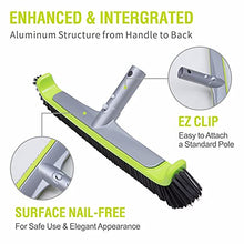 Load image into Gallery viewer, urchindj Heavy Duty Pool Brush, Premium Nylon Bristle Pool Wall Floor &amp; Tile Brush with Integrated Aluminum Structure of Handle &amp; Back
