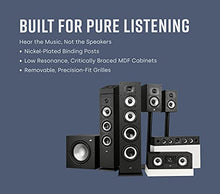 Load image into Gallery viewer, Polk Monitor XT70 Large Tower Speaker - Hi-Res Audio Certified, Dolby Atmos &amp; DTS:X Compatible, 1" Tweeter, (2) 6.5" Dynamically Balanced Woofers, (2) 8" Passive Radiators, (Single, Midnight Black)
