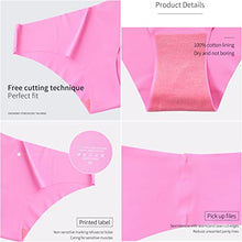 Load image into Gallery viewer, VICHERIA Seamless Bikini Underwear for Women Hipster Briefs Soft Panties Microfiber Invisible Briefs Comfortable 6 Pack
