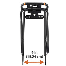 Load image into Gallery viewer, Ibera Bike Rack – Bicycle Touring Carrier with Fender Board, Frame-Mounted for Heavier Top &amp; Side Loads, Height Adjustable for 26"-29" Frames

