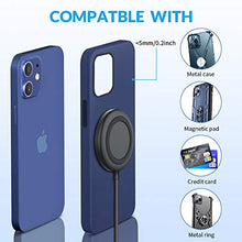 Load image into Gallery viewer, WAITIEE Wireless Charger, Fast Magnetic Wireless Charger for iPhone 12/12mini/12pro/12pro max, AirPods 2/Pro,Fast Wireless Charger Pad with Rubber Anti-Skid Ring and Type-C 20W Adapter
