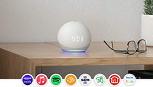 Load image into Gallery viewer, Echo Dot (4th Gen) | Smart speaker with clock and Alexa | Glacier White
