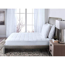 Load image into Gallery viewer, Sunbeam Electric Heated KING Mattress Pad Two Controllers, 20 Heat Settings And 100% Quilted Cotton Topper, KING

