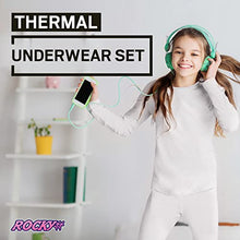 Load image into Gallery viewer, Rocky Thermal Underwear For Girls (Thermal Long Johns Set) Shirt &amp; Pants, Base Layer w/Leggings/Bottoms Ski/Extreme Cold (Christmas - Large)
