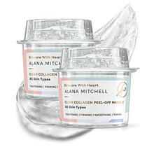 Load image into Gallery viewer, Anti Aging Peel Off Collagen Face Mask For All Skin Types By Alana Mitchell Instantly Reduces Wrinkles &amp; Fine Lines - Tightening Firming Smoothing &amp; Toning - All Natural (Two Pack)
