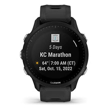 Load image into Gallery viewer, Garmin Forerunner® 955 Solar, GPS Running Smartwatch with Solar Charging Capabilities, Tailored to Triathletes, Long-Lasting Battery, Black
