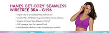 Load image into Gallery viewer, Hanes Women's Cozy Seamless Wire-Free Bra, Gravel Grey Heather, Large
