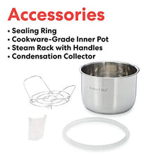 Load image into Gallery viewer, Instant Pot Ultra 3 Qt 10-in-1 Multi- Use Programmable Pressure Cooker, Slow Cooker, Rice Cooker, Yogurt Maker, Cake Maker, Egg Cooker, Sauté, Steamer, Warmer, and Sterilizer, Silver
