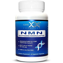 Load image into Gallery viewer, NMN Stabilized Form 250mg Serving Nicotinamide Mononucleotide Direct NAD+ Supplement More Stable Than Riboside Works Best When Paired with Resveratrol
