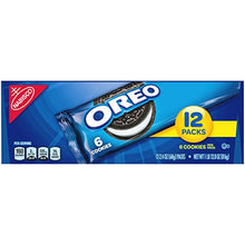 Load image into Gallery viewer, OREO Chocolate Sandwich Cookies, School Lunch Box Snacks, 12 Snack Packs
