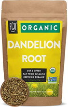 Load image into Gallery viewer, Organic Dandelion Root | Loose Tea (200+ Cups) | 16oz/453g Resealable Kraft Bag | 100% Raw From Bulgaria | by FGO
