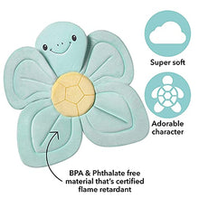 Load image into Gallery viewer, DR.TALBOT'S Nuby Turtle Baby Bath Cushion for Bathtub or Sink, Soft and Easy to Dry Fabric, 0-6 Months, Turquoise
