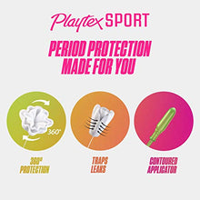 Load image into Gallery viewer, Playtex Sport Odor Shield Tampon, Super Absorbency, Unscented, 32 Count
