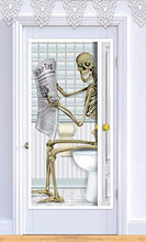 Load image into Gallery viewer, Skeleton Restroom Door Cover Party Accessory (1 count) (1/Pkg)
