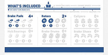 Load image into Gallery viewer, Callahan CDS02684 FRONT 305.05mm D/S 5 Lug [2] Rotors + Ceramic Brake Pads + Clips [ fit Ford Lincoln Mercury ]
