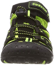 Load image into Gallery viewer, Dockers by Gerli Men's Closed Toe Sandals, Black Schwarz Gelb 190, 8
