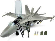 Load image into Gallery viewer, Click N’ Play Military Air Force F/A 18 Super Hornet Fighter Jet, 16 Piece Play Set with Accessories - Army Action Figures, Missiles, and More, Toy Jets for Boys 6+
