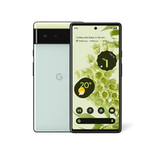 Load image into Gallery viewer, Google Pixel 6 – 5G Android Phone - Unlocked Smartphone with Wide and Ultrawide Lens - 128GB - Sorta Seafoam
