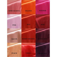 Load image into Gallery viewer, Tiger Chef 12-Pack Red 12 x 108 inches Long Satin Table Runner for Wedding, Table Runners fit Rectangle and Round Table Decorations for Birthday Parties, Banquets, Graduations, Engagements
