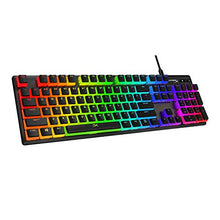 Load image into Gallery viewer, HyperX Pudding Keycaps - Double Shot PBT Keycap Set with Translucent Layer, for Mechanical Keyboards, Full 104 Key Set, OEM Profile, English (US) Layout - Black
