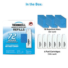 Load image into Gallery viewer, Thermacell Mosquito Repellent Refills; Compatible with Any Fuel-Powered Thermacell Repeller; Highly Effective, Long Lasting, No Spray, No Scent, No Mess; 15 Foot Zone of Mosquito Protection
