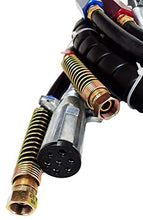 Load image into Gallery viewer, TORQUE 12ft 3 in 1 ABS &amp; Power Air Line Hose Wrap 7 Way Electrical Cable with Handle Grip for Semi Truck Trailer Tractor (TR813212)

