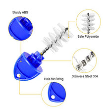 Load image into Gallery viewer, FERRODAY Faucet Tap Plug Brush Plug for Beer Faucet Draft Beer Tap Cover Tap Plugs Beer Brush Plug Beer Faucet Brush Caps Cover Beer Faucet Cleaning Brush - 15 Pack Blue Tap Brush Plug
