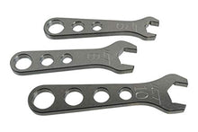 Load image into Gallery viewer, ICT Billet 3 Piece Billet Aluminum Wrench Set 6 8 10 an Fittings Thread Lightweight Ergonomic Compact Handle Designed &amp; Manufactured in The USA 551470
